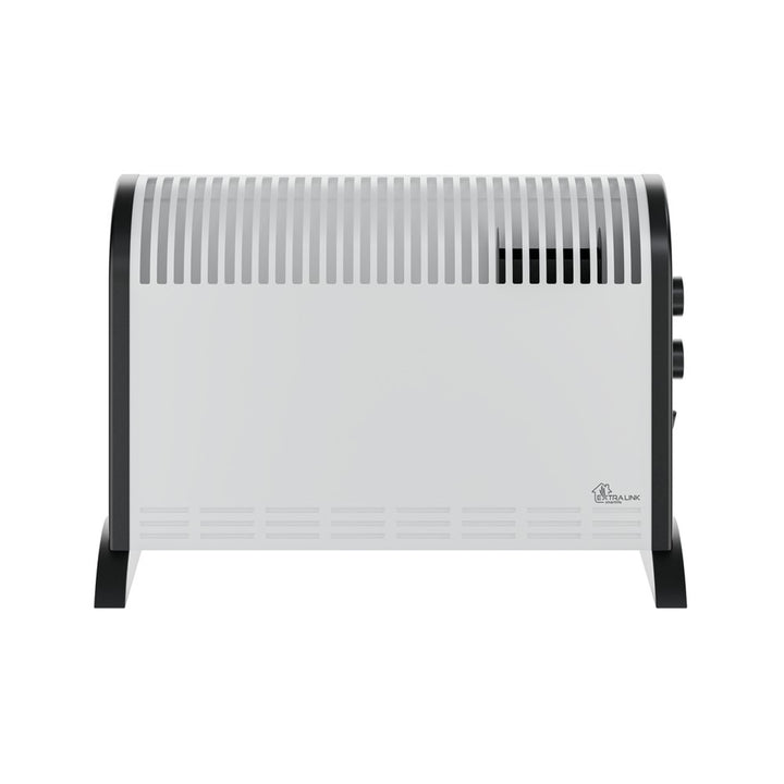 Elektrický konvektorový radiátor Extralink, výkon 2000 W, vestavěný ventilátor pro rozvod tepla, 3stupňová regulace, režim turbo, LCV-06