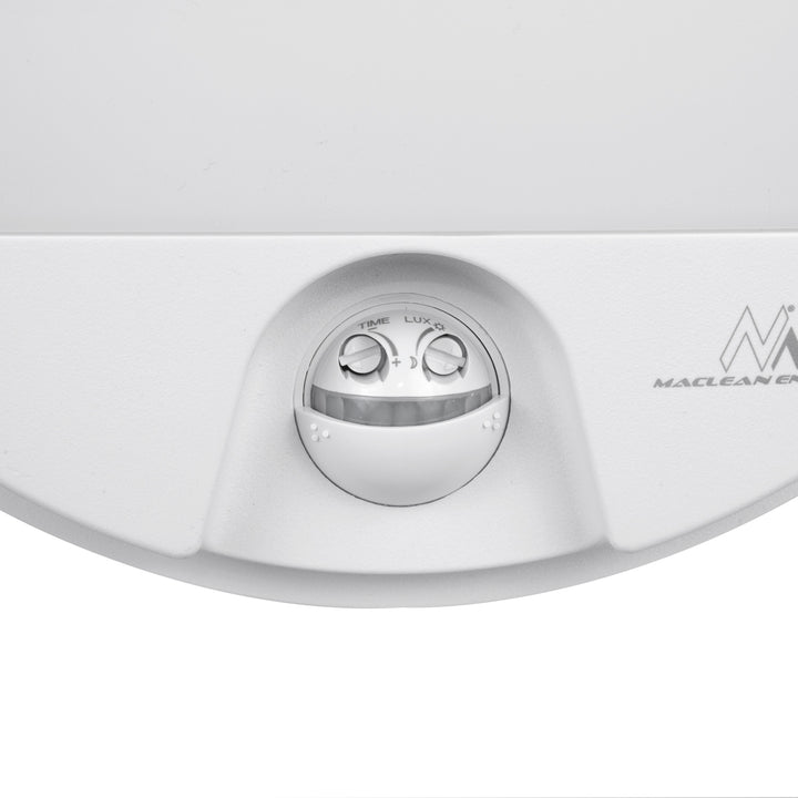 LED svítidlo s pohybovým senzorem Maclean, PIR senzor, bílá barva, 15 W, IP54, 1100 lm, neutrální barva světla, MCE291 W, 2 kusy