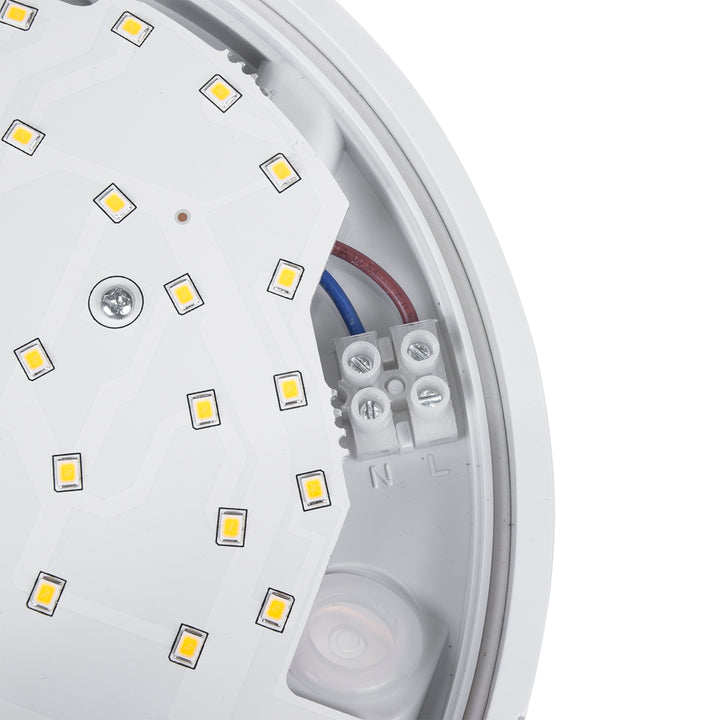 LED svítidlo s pohybovým senzorem Maclean, PIR senzor, bílá barva, 15 W, IP54, 1100 lm, neutrální barva světla, MCE291 W, 2 kusy