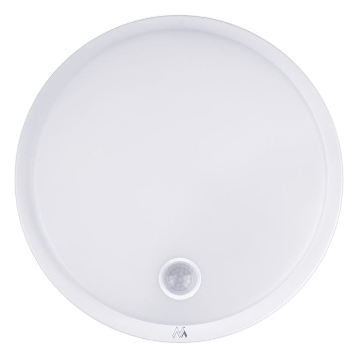 LED svítidlo s pohybovým senzorem Maclean, senzor PIR, bílá barva, 10 W, IP65, 1000 lm, neutrální barva světla, MCE525 W, 2 ks