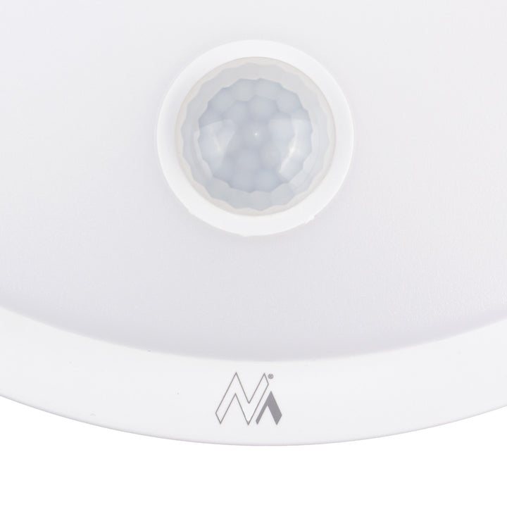 LED svítidlo s pohybovým senzorem Maclean, senzor PIR, bílá barva, 10 W, IP65, 1000 lm, neutrální barva světla, MCE525 W, 2 ks
