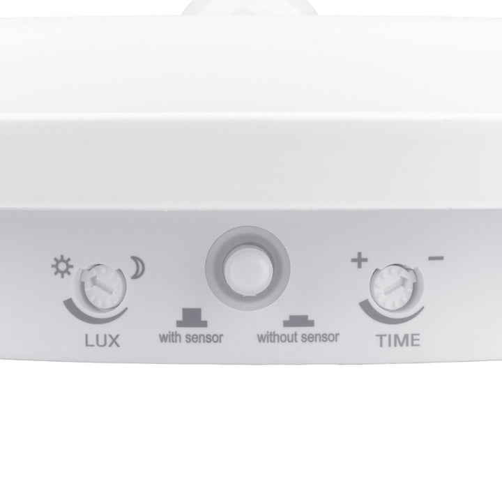 LED svítidlo s pohybovým senzorem Maclean, senzor PIR, bílá barva, 10 W, IP65, 1000 lm, neutrální barva světla, MCE525 W, 2 ks
