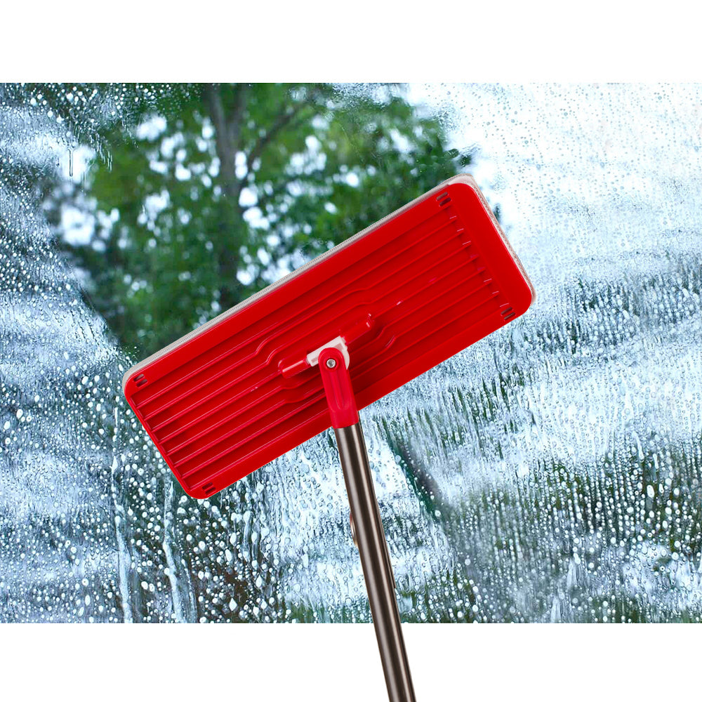 Plochý mop s kbelíkem a žmačkovačem GreenBlue, dvě náplně z mikrovlákna HQ, objem 5,7 l, MaxiClean GB870 + utěrka Vileda Actifibre Pro