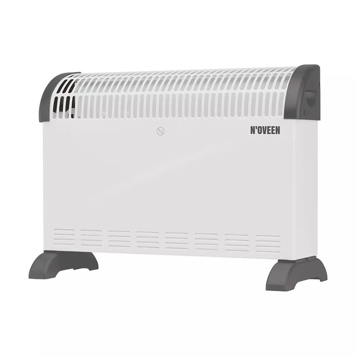 Elektrický konvektorový radiátor, 2000 W, s termostatem, bílý, Noveen