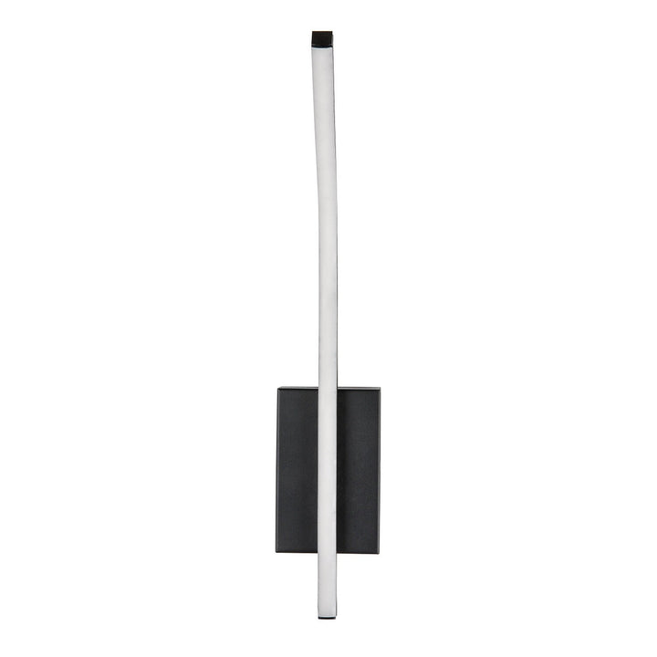 Interiérová nástěnná lampa Tilmann, černá, LED 10 W, 550 lm, 4000 K, výška 36 cm, IP44, dotykové ovládání, 75088