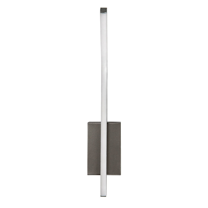 Interiérové nástěnné svítidlo Tilmann, barva gunmetal, LED 10 W, 550 lm, 4000 K, výška 36 cm, IP44, dotykové ovládání, 75 000