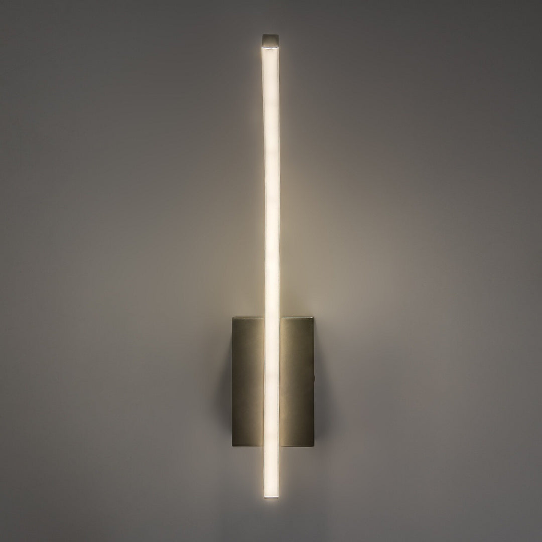 Interiérové nástěnné svítidlo Tilmann, barva gunmetal, LED 10 W, 550 lm, 4000 K, výška 36 cm, IP44, dotykové ovládání, 75 000