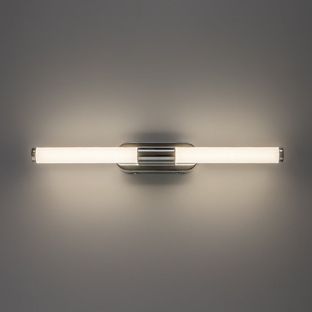 Interiérová nástěnná lampa Tenebra, LED 6 W, 730 lm, 4000 K, délka 40 cm, IP44, chrom, 75094