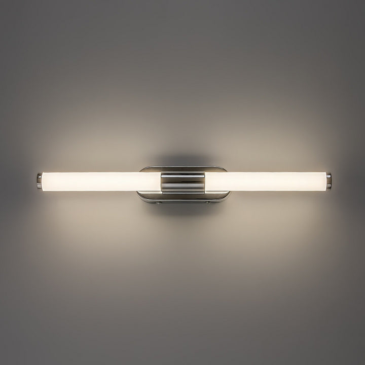 Interiérová nástěnná lampa Tenebra, LED 6 W, 730 lm, 4000 K, délka 40 cm, IP44, chrom, 75094