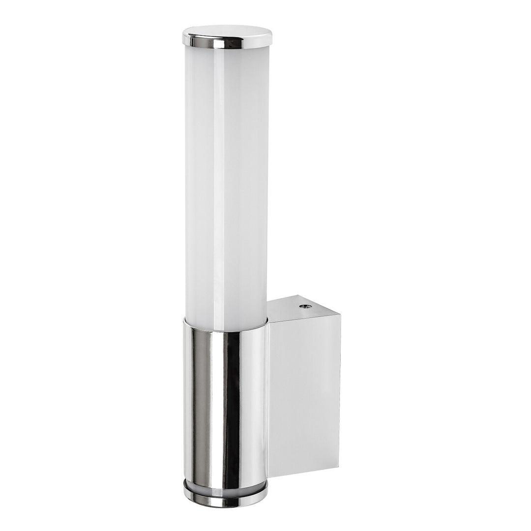 Interiérová nástěnná lampa Tenero, LED 6 W, 4000 K, 600 lm, výška 29 cm, chrom, IP44, 75100