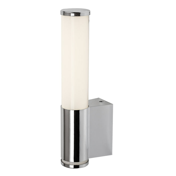 Interiérová nástěnná lampa Tenero, LED 6 W, 4000 K, 600 lm, výška 29 cm, chrom, IP44, 75100