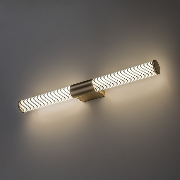 Koupelnové nástěnné svítidlo, Calyn, LED 15 W, 4000 K, 1450 lm, délka 60 cm, zlaté, IP44, 75105