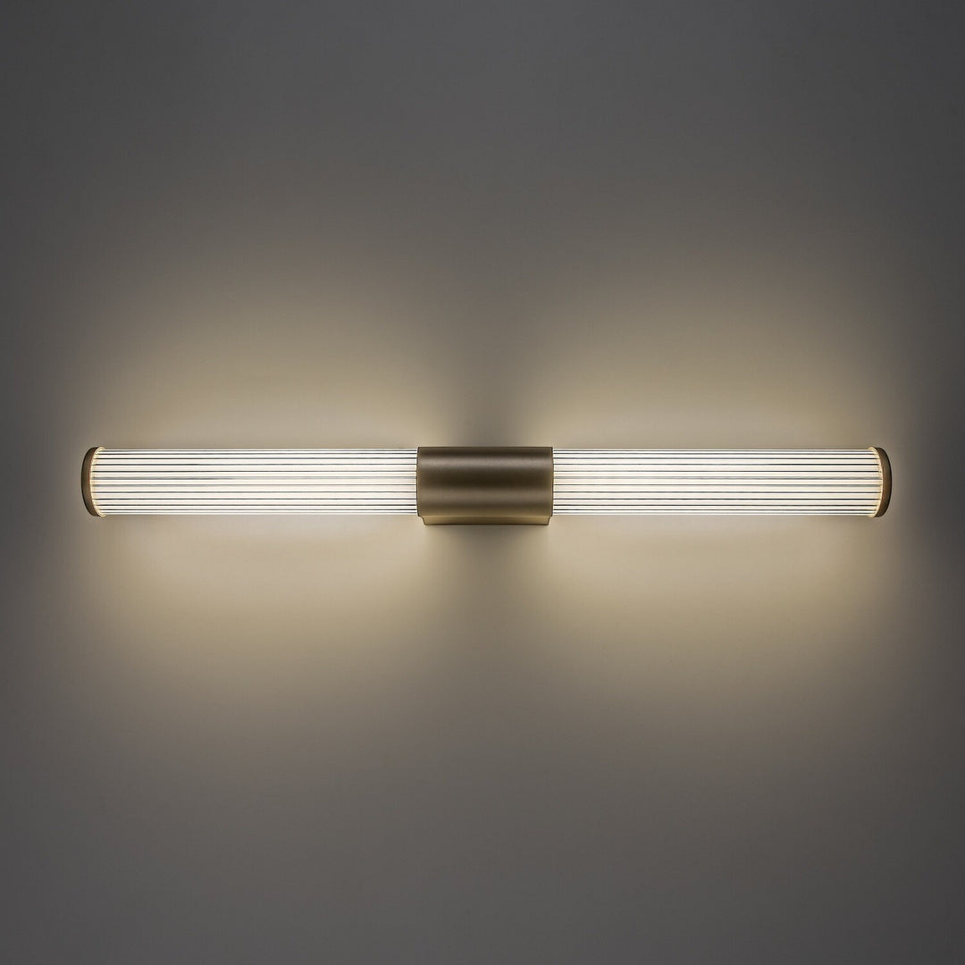 Koupelnové nástěnné svítidlo, Calyn, LED 15 W, 4000 K, 1450 lm, délka 60 cm, zlaté, IP44, 75105