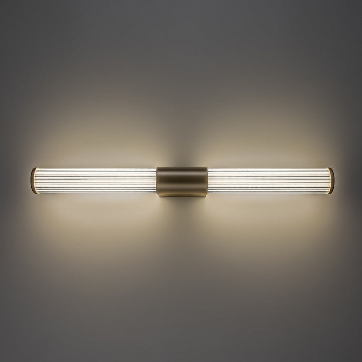Koupelnové nástěnné svítidlo, Calyn, LED 15 W, 4000 K, 1450 lm, délka 60 cm, zlaté, IP44, 75105