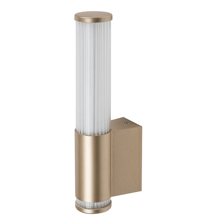 Koupelnové nástěnné svítidlo, Calyn, LED 6 W, 4000 K, 530 lm, výška 29 cm, zlaté, IP44, 75106