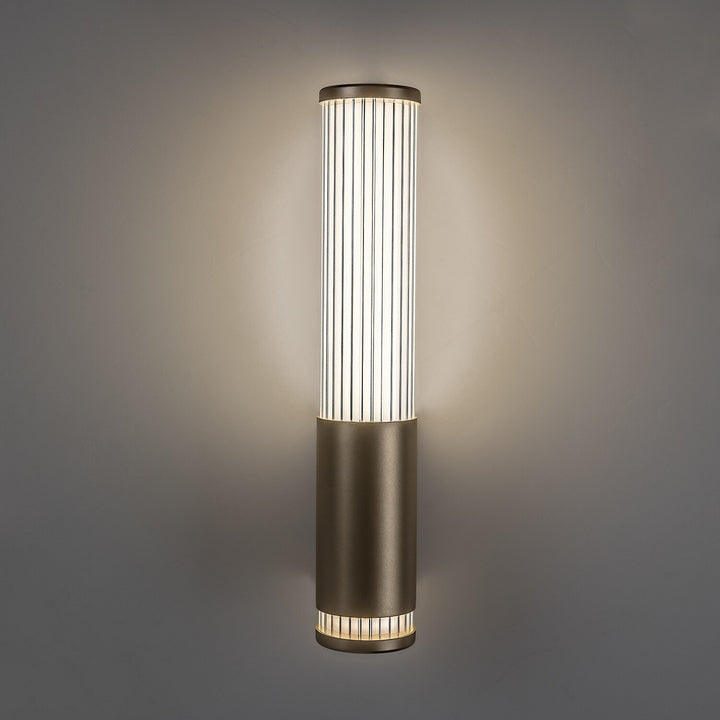 Koupelnové nástěnné svítidlo, Calyn, LED 6 W, 4000 K, 530 lm, výška 29 cm, zlaté, IP44, 75106