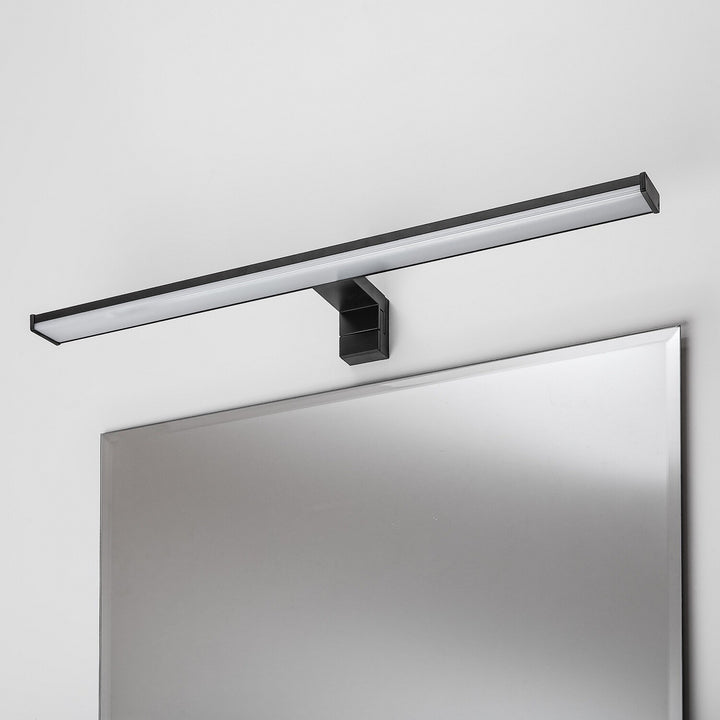 Koupelnová nástěnná lampa, Seyra, LED 12 W, 4000 K, 910 lm, délka 60 cm, černá, IP44, 75113