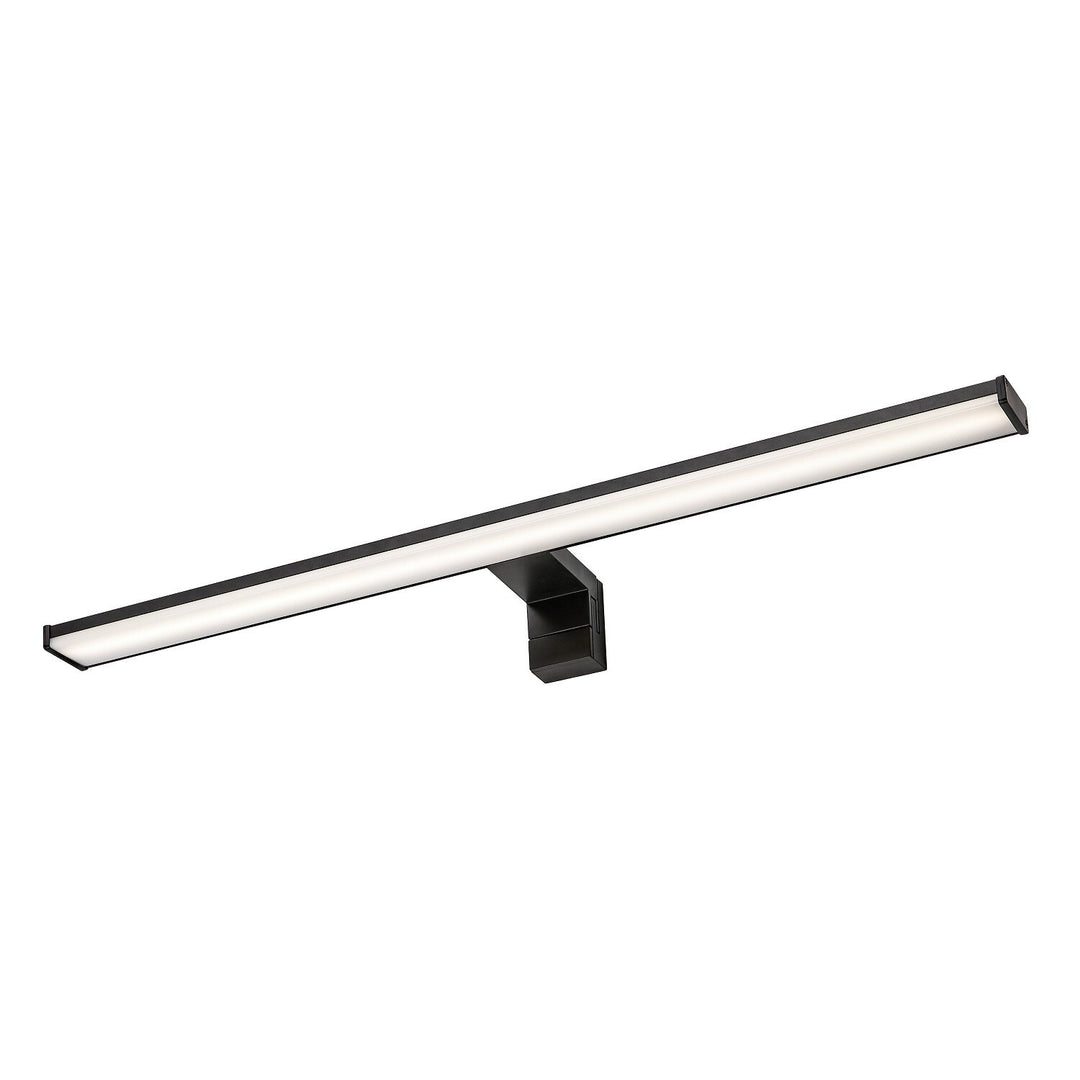 Koupelnová nástěnná lampa, Seyra, LED 12 W, 4000 K, 910 lm, délka 60 cm, černá, IP44, 75113