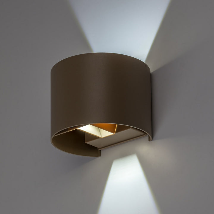 Venkovní nástěnné svítidlo, Virna, LED 5 W, 420 lm, barevná teplota 2700, 4000, 6500 K, IP54, šedá-béžová, 77217