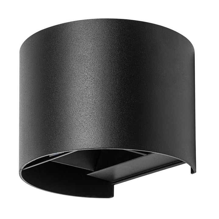 Venkovní nástěnné svítidlo, Virna, LED 5 W, 420 lm, barevná teplota 2700, 4000, 6500 K, IP54, černé, 77218