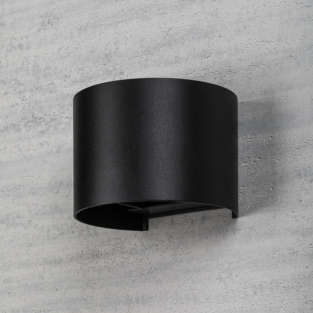 Venkovní nástěnné svítidlo, Virna, LED 5 W, 420 lm, barevná teplota 2700, 4000, 6500 K, IP54, černé, 77218
