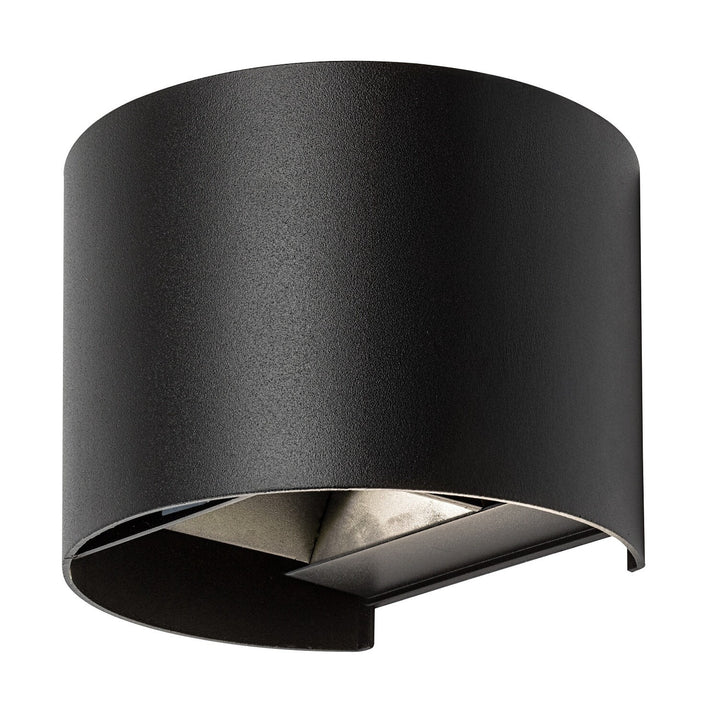 Venkovní nástěnné svítidlo, Virna, LED 5 W, 420 lm, barevná teplota 2700, 4000, 6500 K, IP54, černé, 77218