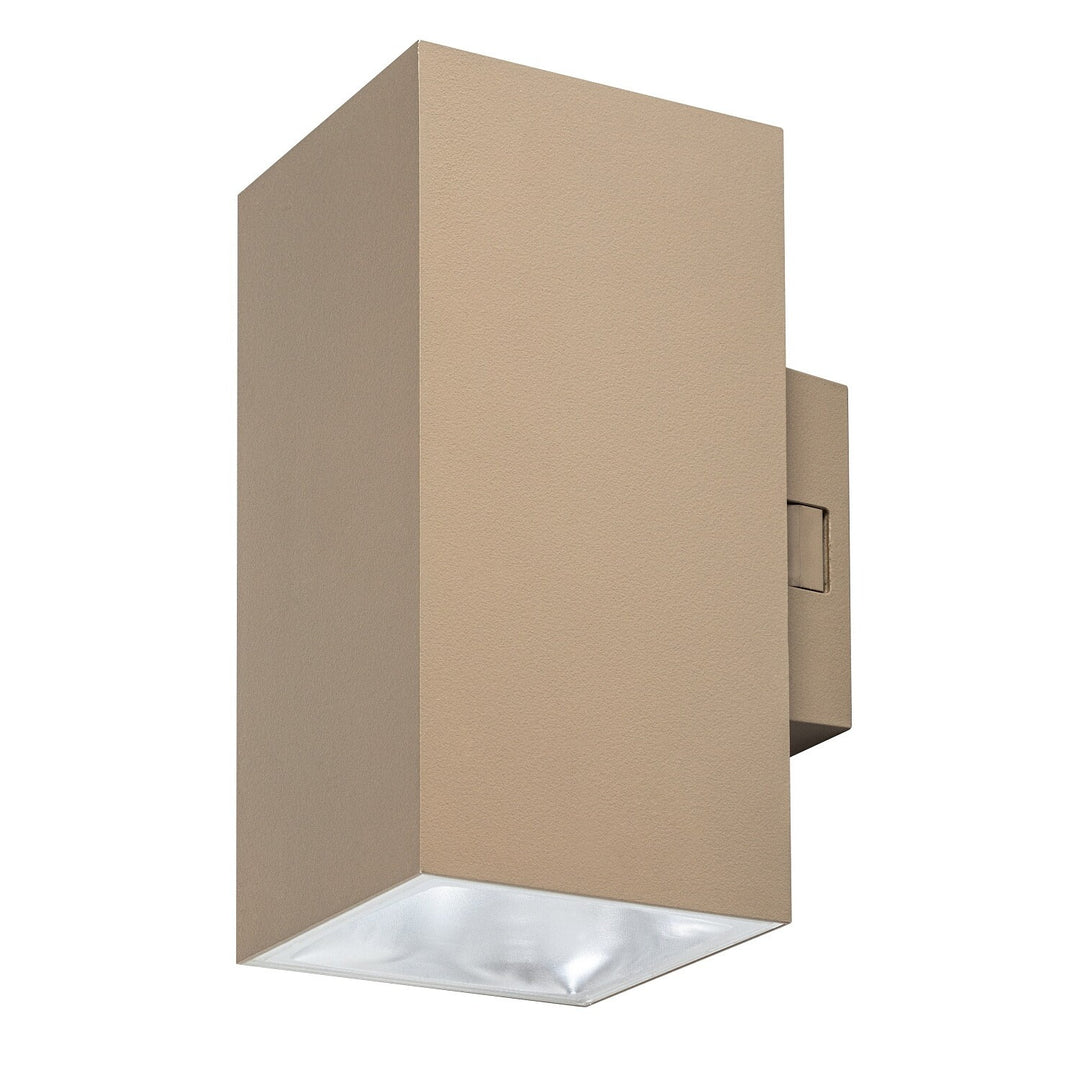 Venkovní nástěnné svítidlo, Urfa, LED 18 W, 1800 lm, barevná teplota 2700, 4000, 6500 K, výška 16 cm, IP65, šedá-béžová, 77215