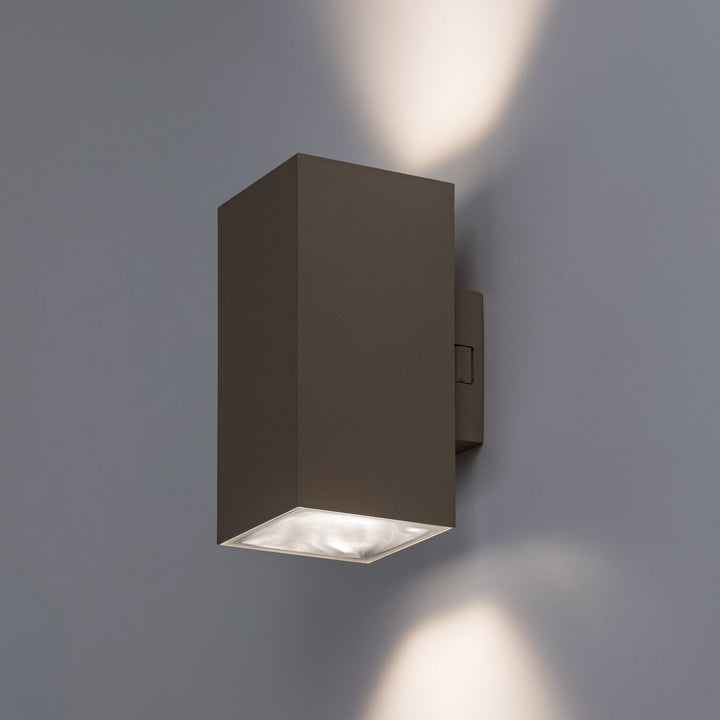 Venkovní nástěnné svítidlo, Urfa, LED 18 W, 1800 lm, barevná teplota 2700, 4000, 6500 K, výška 16 cm, IP65, šedá-béžová, 77215