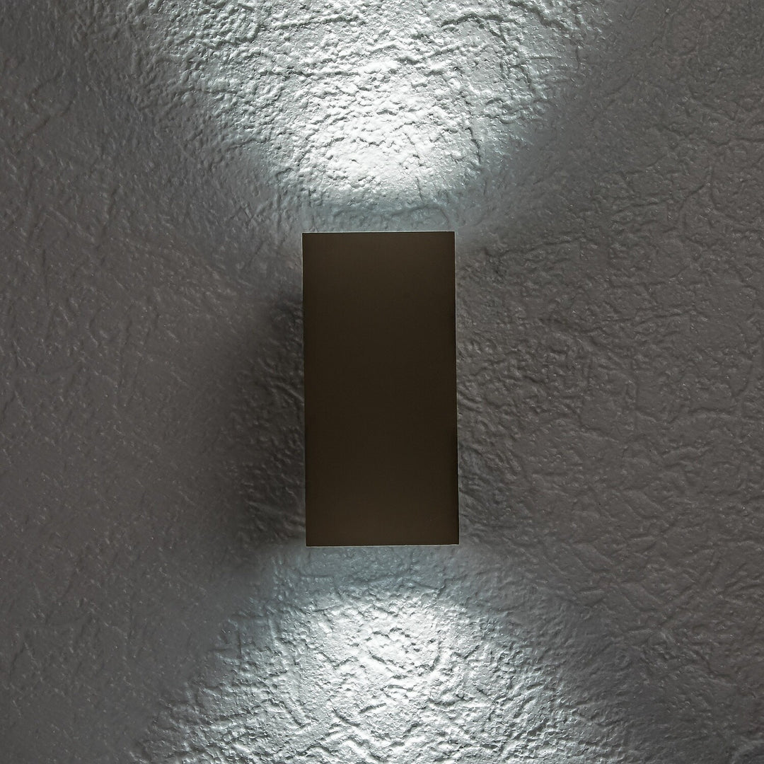 Venkovní nástěnné svítidlo, Urfa, LED 18 W, 1800 lm, barevná teplota 2700, 4000, 6500 K, výška 16 cm, IP65, šedá-béžová, 77215