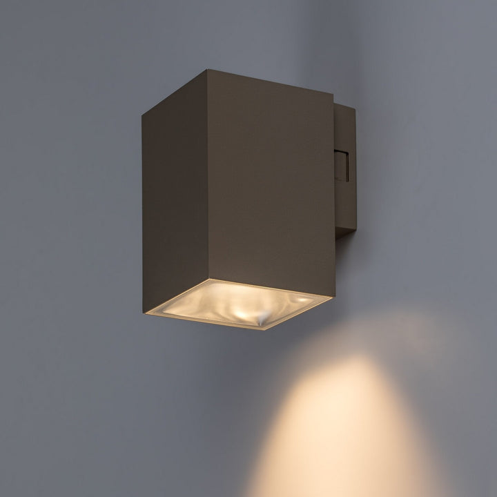 Venkovní nástěnné svítidlo, Urfa, LED 9 W, 900 lm, barevná teplota 2700, 4000, 6500 K, výška 11,5 cm, IP65, šedá-béžová, 77216