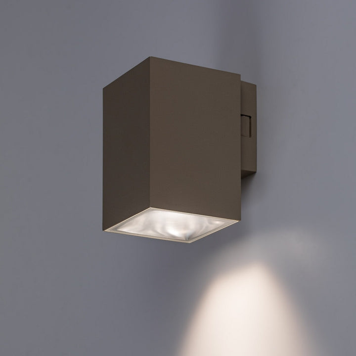 Venkovní nástěnné svítidlo, Urfa, LED 9 W, 900 lm, barevná teplota 2700, 4000, 6500 K, výška 11,5 cm, IP65, šedá-béžová, 77216