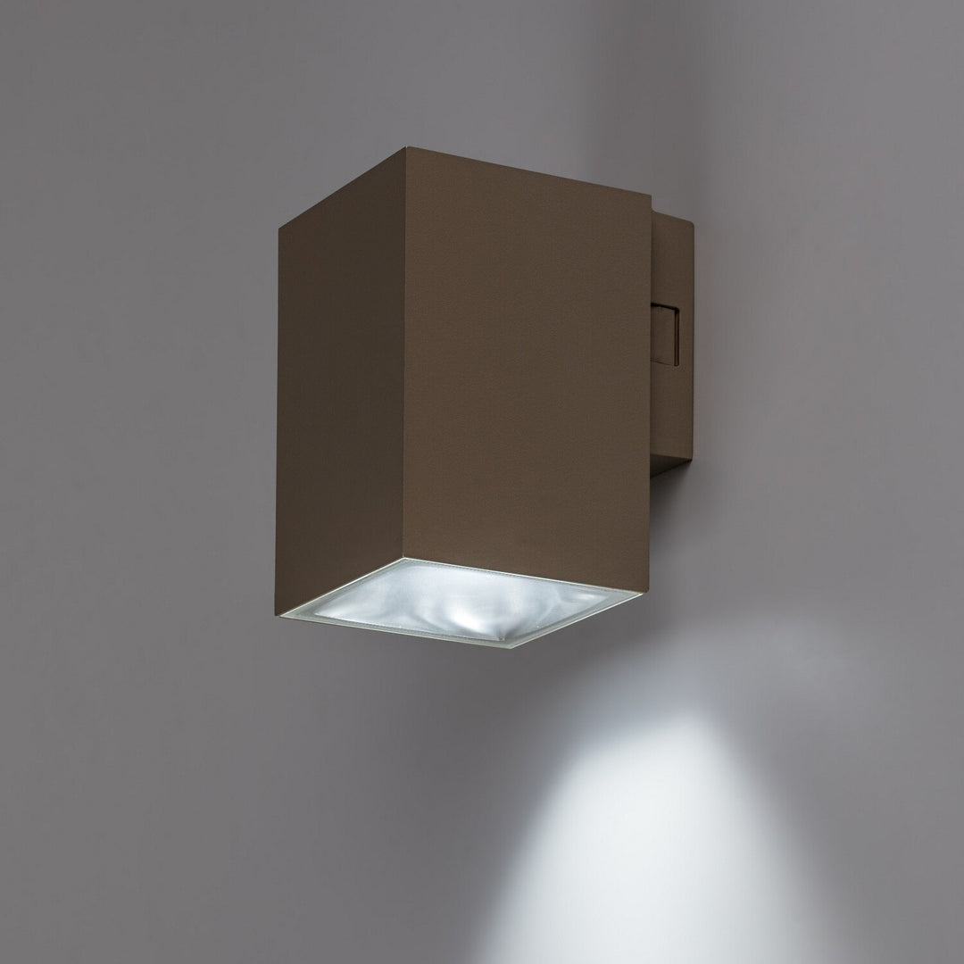 Venkovní nástěnné svítidlo, Urfa, LED 9 W, 900 lm, barevná teplota 2700, 4000, 6500 K, výška 11,5 cm, IP65, šedá-béžová, 77216