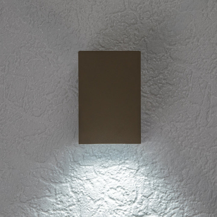 Venkovní nástěnné svítidlo, Urfa, LED 9 W, 900 lm, barevná teplota 2700, 4000, 6500 K, výška 11,5 cm, IP65, šedá-béžová, 77216