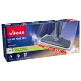 Parní mop Vileda Steam Plus XXL Pro, ničí 99,9 % bakterií, ideální pro velké plochy, pro všechny typy podlah, 180835