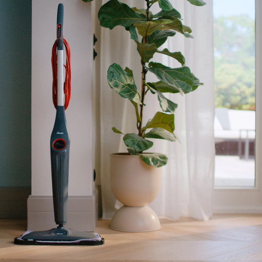 Parní mop Vileda Steam Plus XXL Pro, ničí 99,9 % bakterií, ideální pro velké plochy, pro všechny typy podlah, 180835