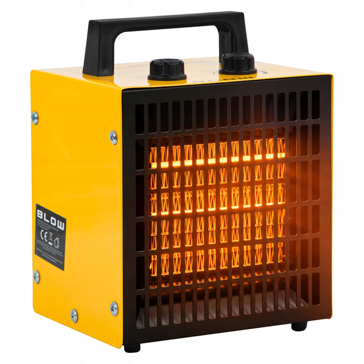 Ohřívač Blow, výkon 2000 W, 2 stupně ohřevu, nastavitelný termostat, ochrana proti přehřátí, 44-904#