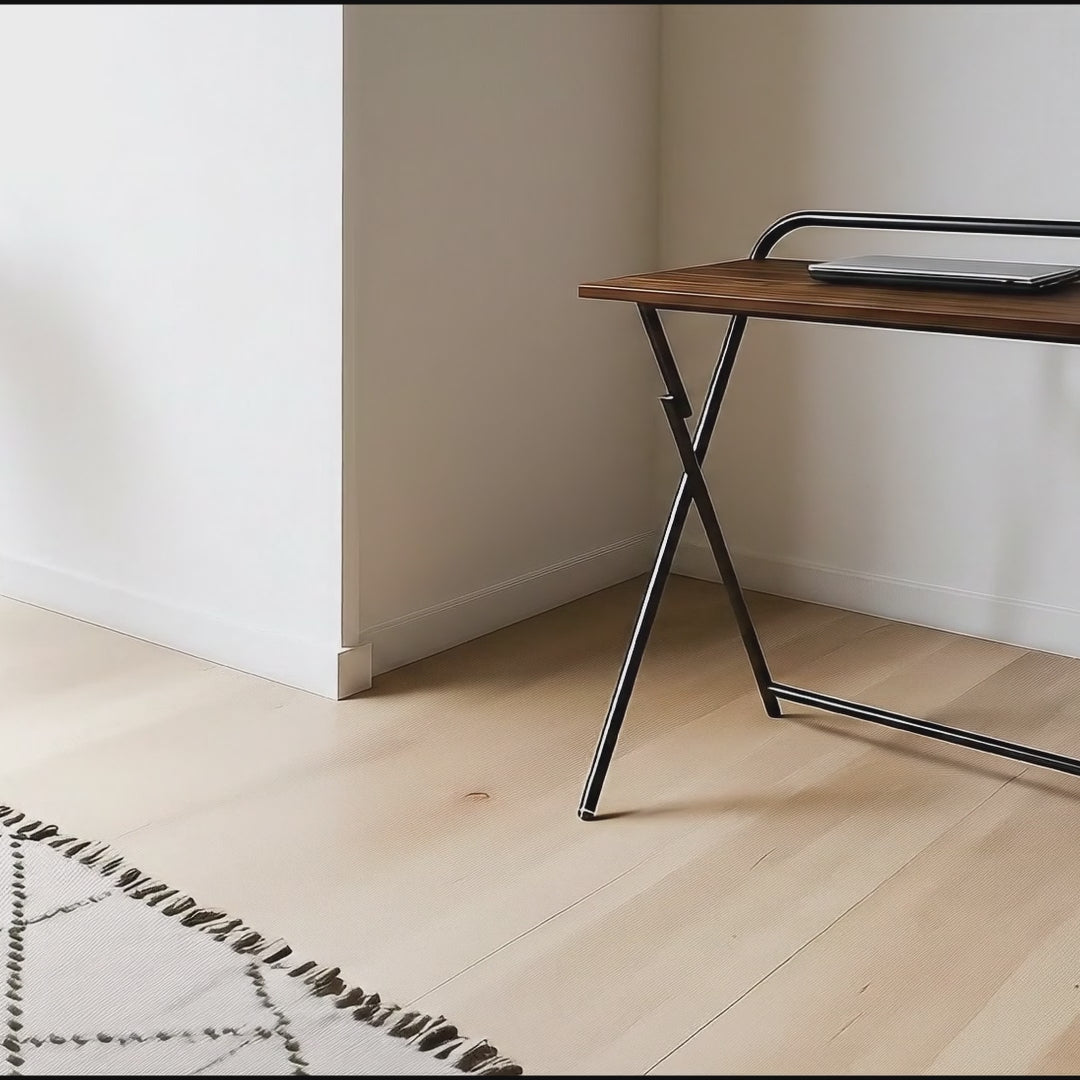 Multifunkční stůl na notebook Maclean, černý, deska 50x80 cm, max. 50 kg, MC-127 B