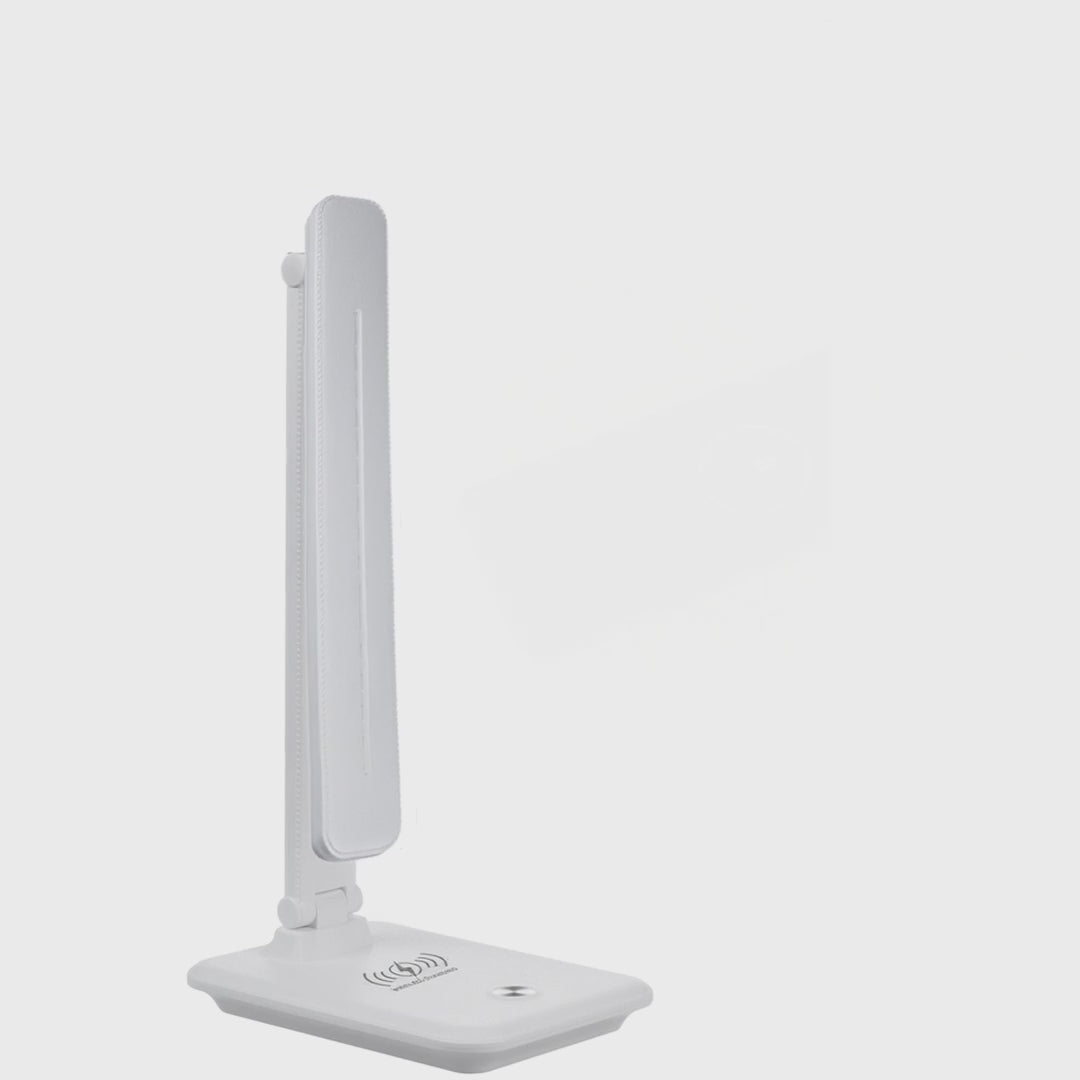 Stmívatelná stolní lampa LED 9W s indukční nabíječkou Qi