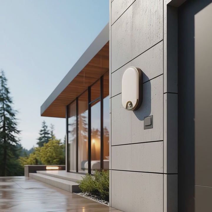 LED lampa s infračerveným senzorem pohybu MCE340 GR 1100lm 15W IP54 Maclean Energy přírodní bílá (4000K)