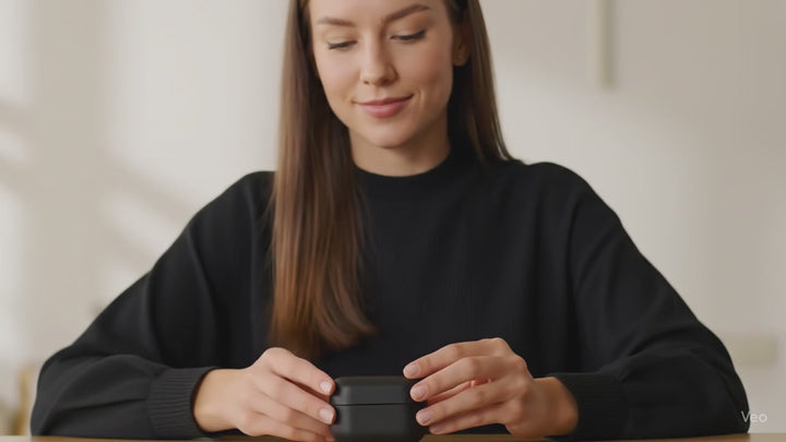 Sluchátka do uší TWS Bluetooth s nabíjecí stanicí Audiocore AC580 - černá