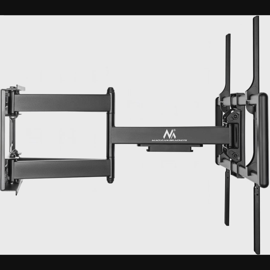 Ekonomický držák na TV Maclean, max. VESA900x600, 60-120", 120 kg, černý, MC-482