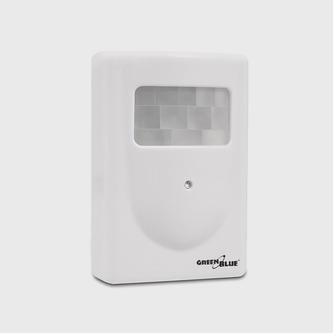 Bezdrátový Mini ALARM detektor vstupu se snímačem pohybu  GB3400 vstup GreenBlue