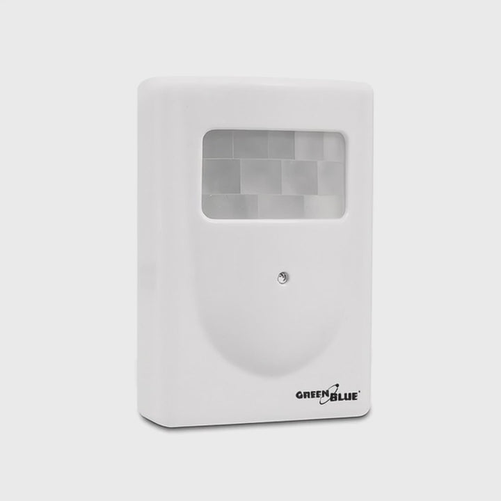 Bezdrátový Mini ALARM detektor vstupu se snímačem pohybu  GB3400 vstup GreenBlue