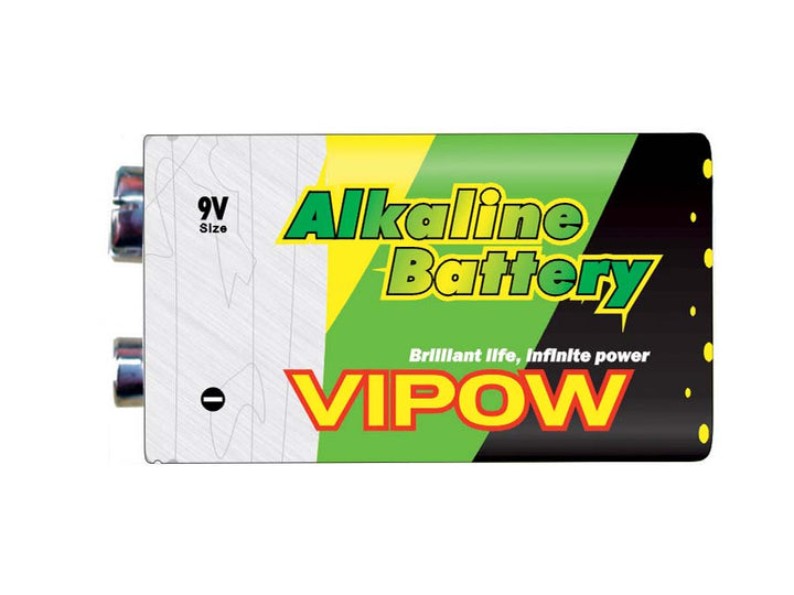 R-9V 6LR61 9V alkalická baterie Rebel BAT0062B s dlouhou životností