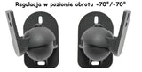 Univerzální držák na stěnu pro montáž reproduktorů Maclean MC-526 2 ks 3,5 kg