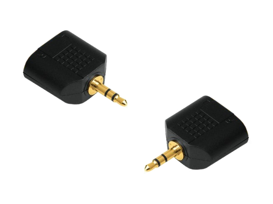 3,5mm jack konektor / 3,5mm jack zásuvka rozbočovač NH552 zlatý