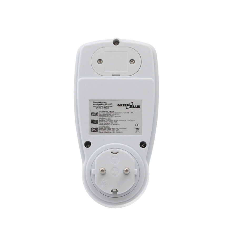 Elektroměr Wattmetr GreenBlue GB202G Německá zástrčka