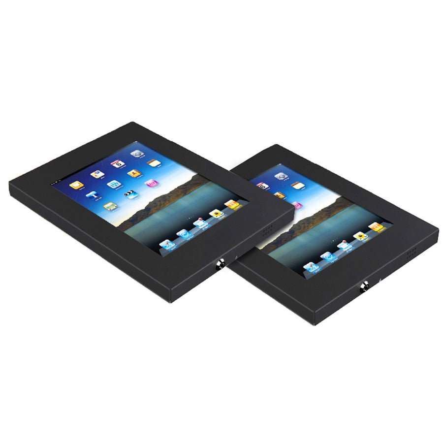 Reklamní držák kovové pouzdro na tablet s pojistkou Tab 1 2 3 10.1 montáž na stěnu Maclean MC-610