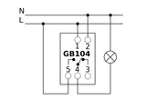 Programátor spínač - digitální časovač pro DIN lištu 16 programů max. 240 programů GreenBlue GB104