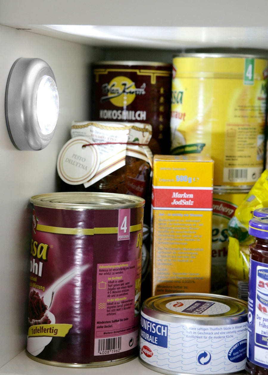 Samolepící lampička 6xLED MCE27 užitečná v každém domě, suterénu nebo garáži Maclean